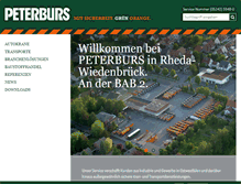 Tablet Screenshot of peterburs.com